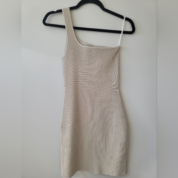 Babaton Sculpt Knit One-Shoulder Dress - Size S - Picture 8 of 11